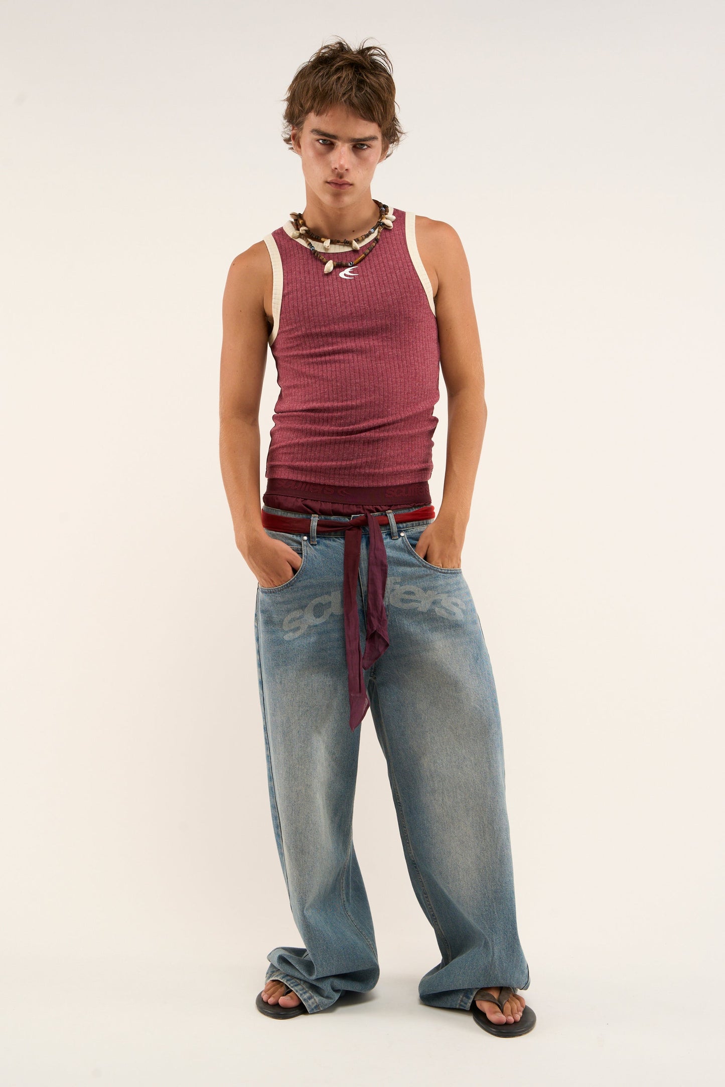 Sport Burgundy Tank Top