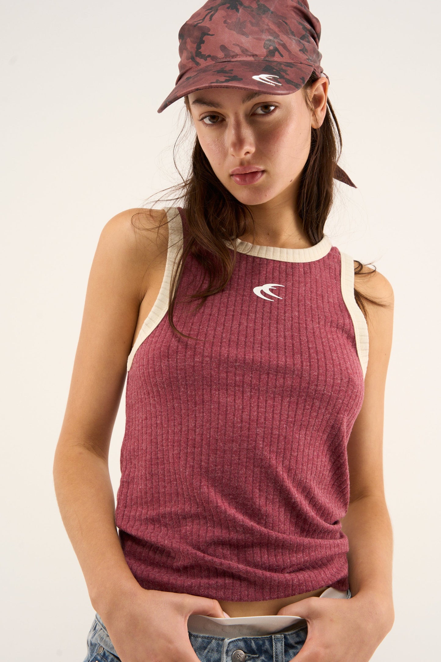 Sport Burgundy Tank Top
