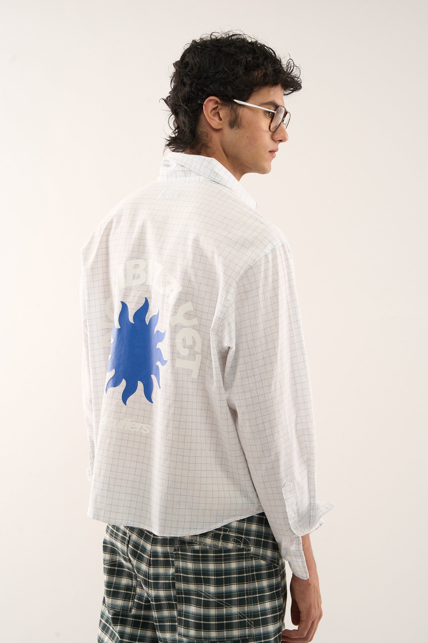 Twin Checkered White Shirt