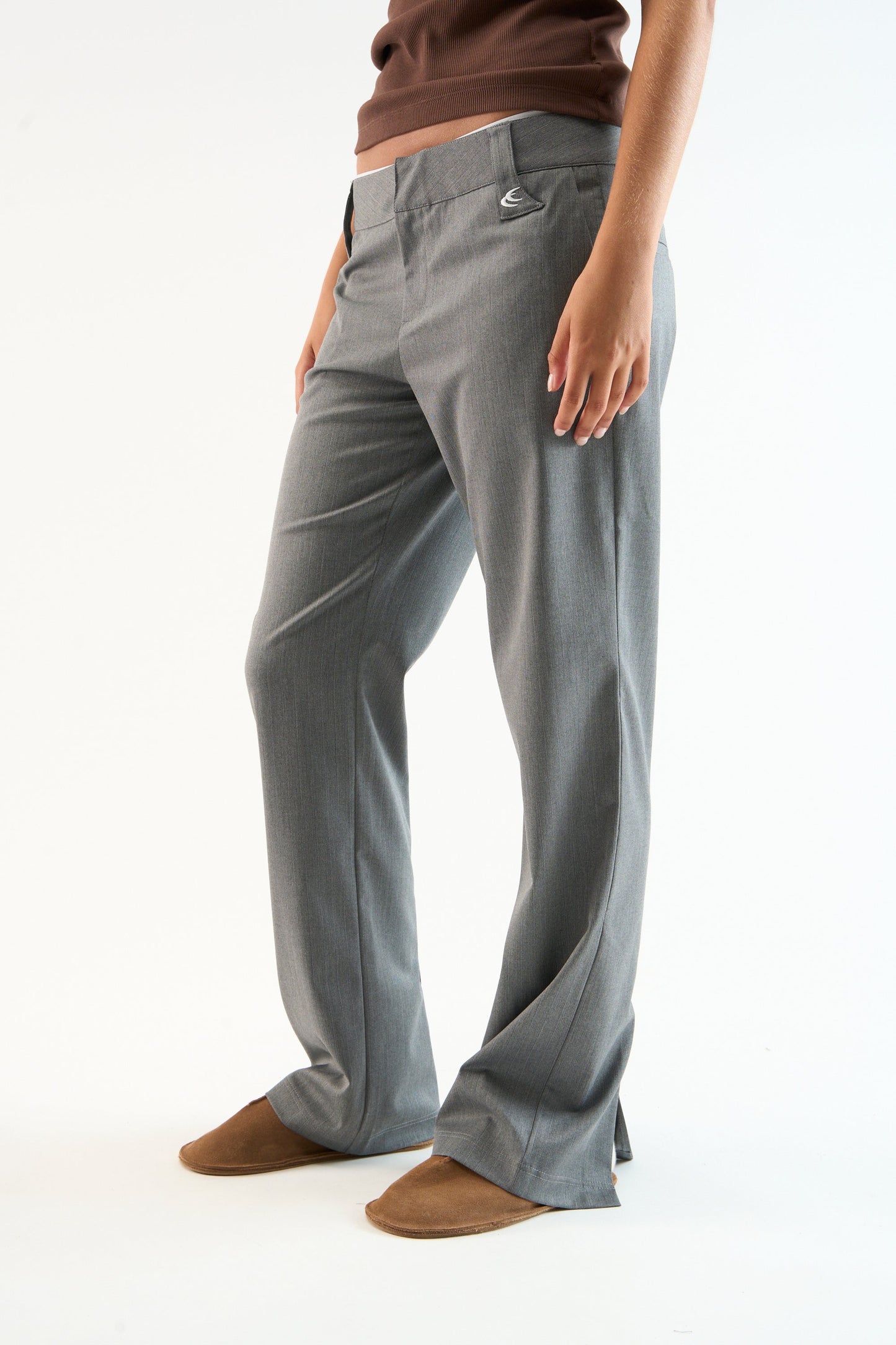 Tailoring Grey Striped Pants