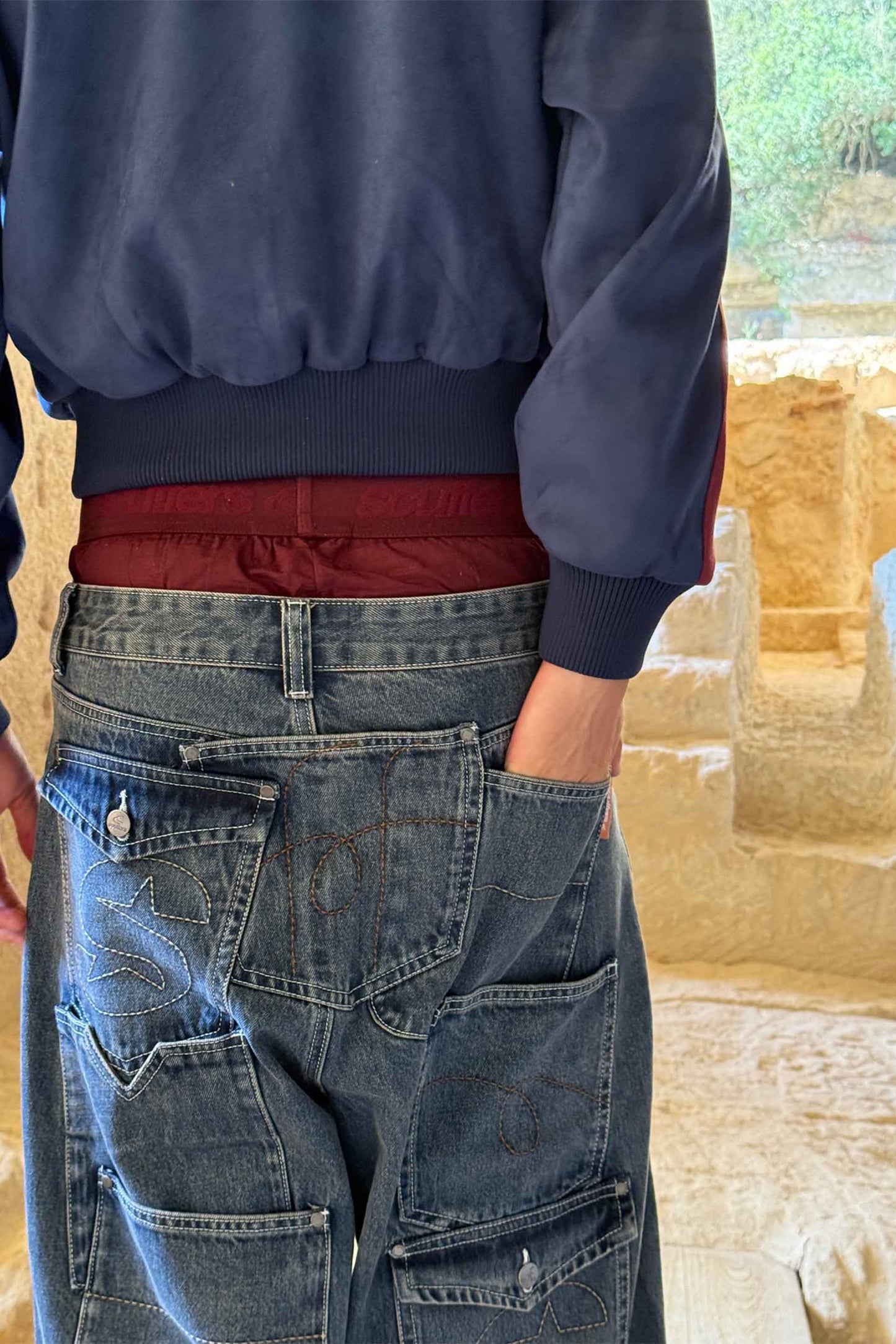 7Pocket Blue Pants