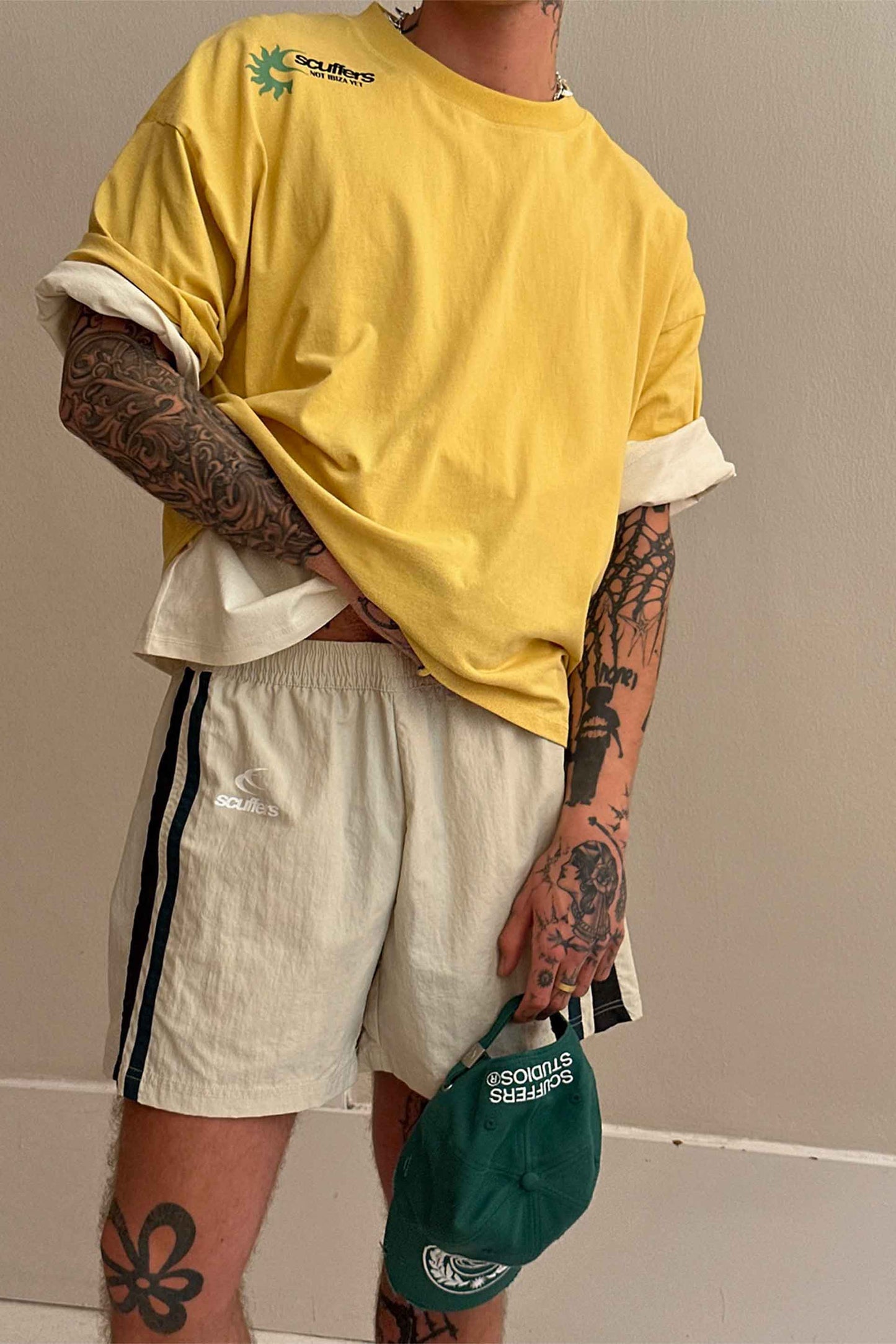 Tech Ecru Shorts