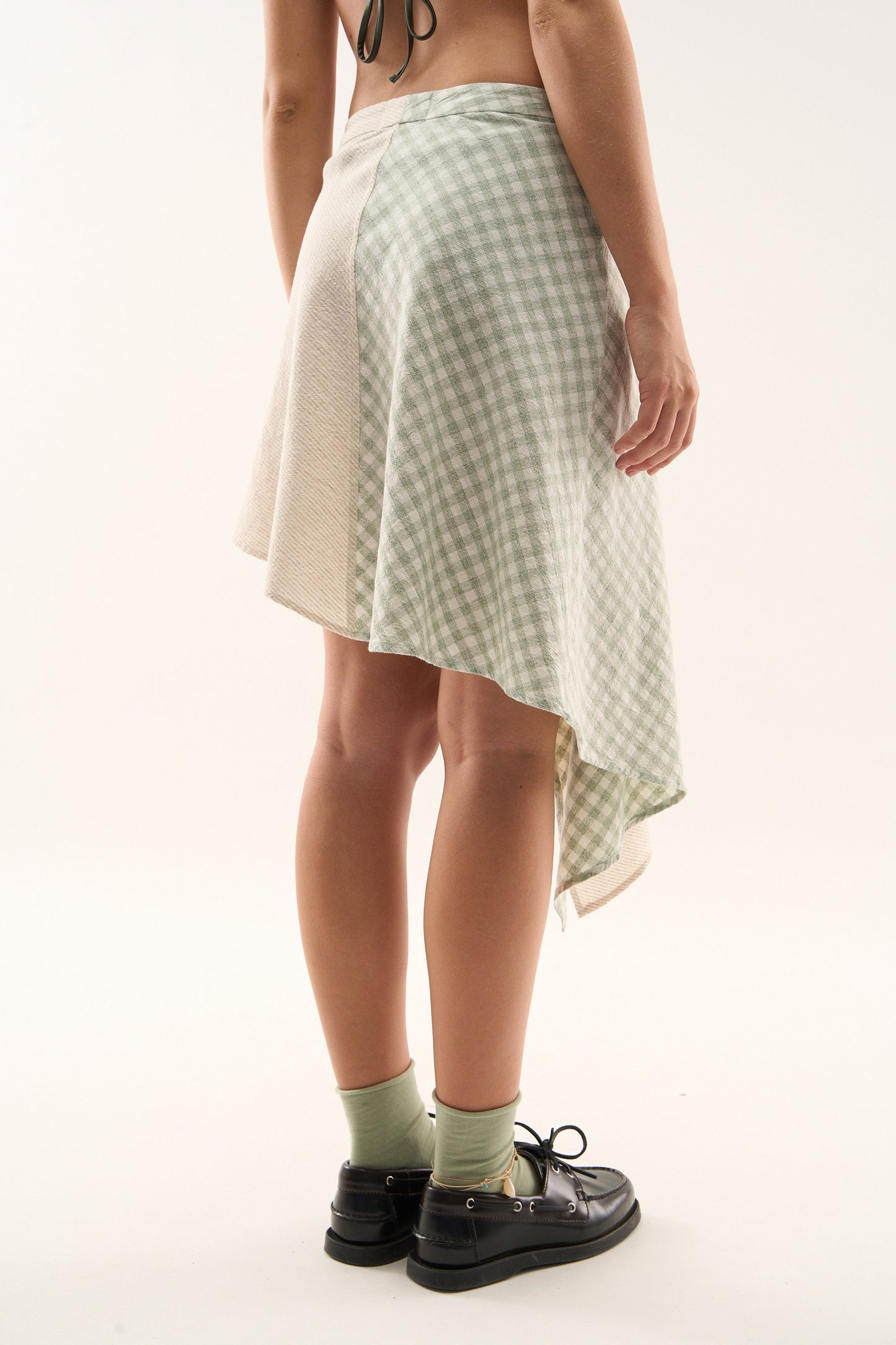 Mixed Green Skirt