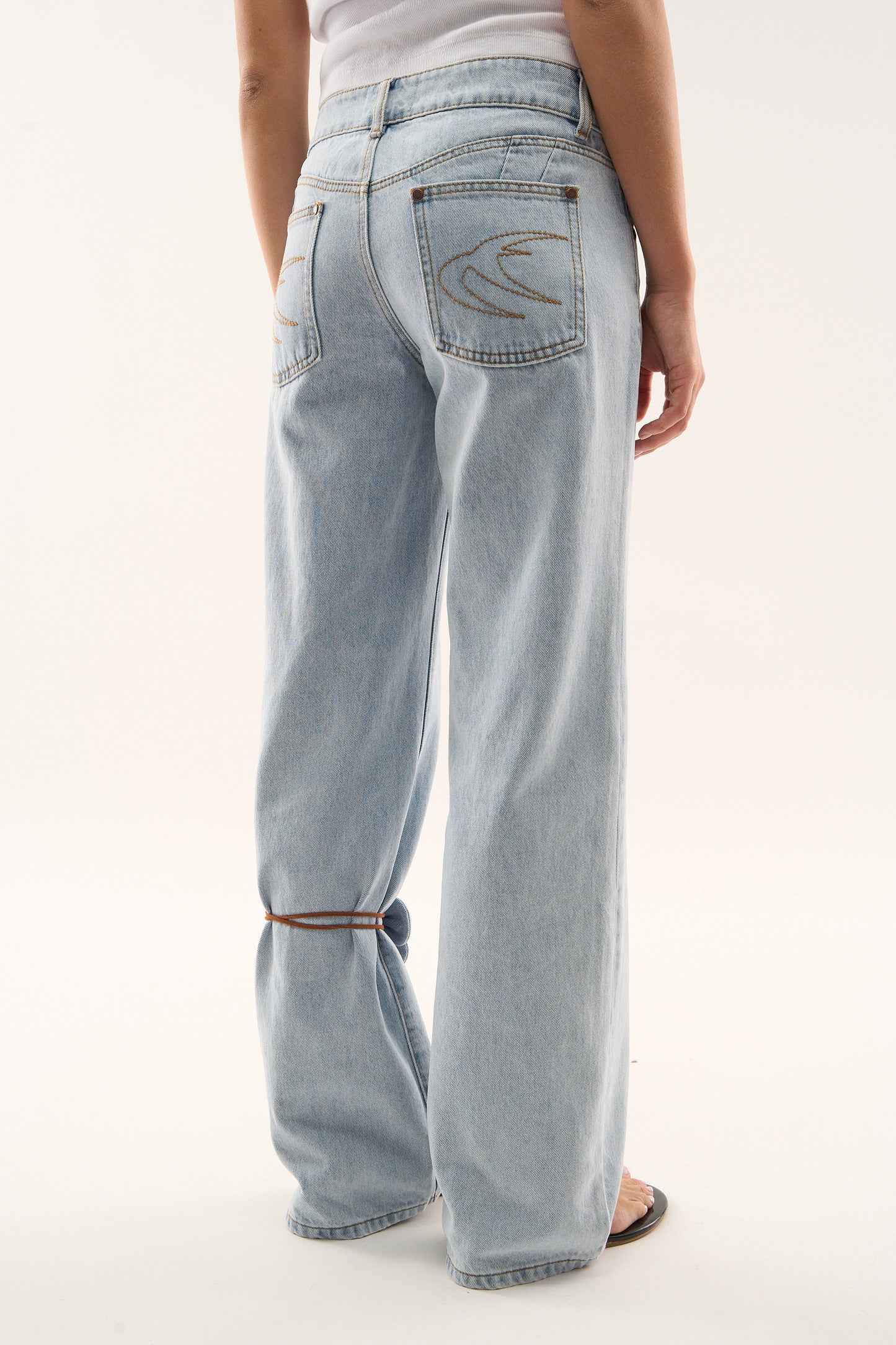 Marine Light Blue Pants