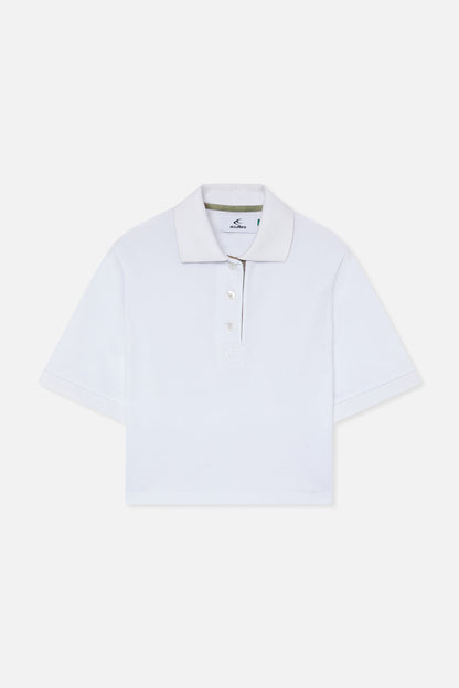 Camo White Polo