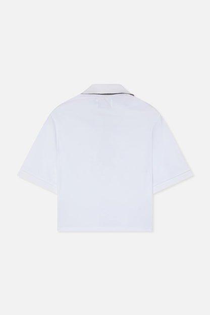 Camo White Polo