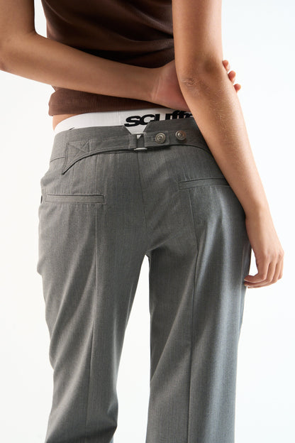 Tailoring Grey Striped Pants