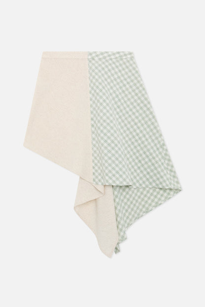 Mixed Green Skirt