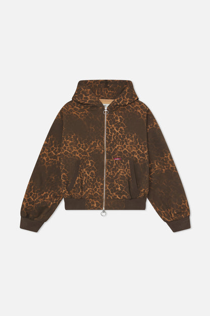Scff Leopard Zipper